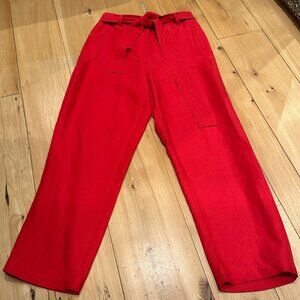 Wilfred High Waisted Pants (red)